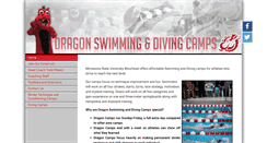 Desktop Screenshot of dragonswimmingcamps.com